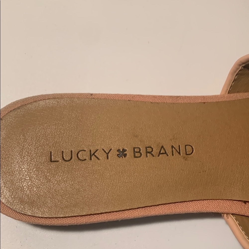 Classic Lucky Brand Bradell Woven Mules 7.5 - Picture 2 of 8